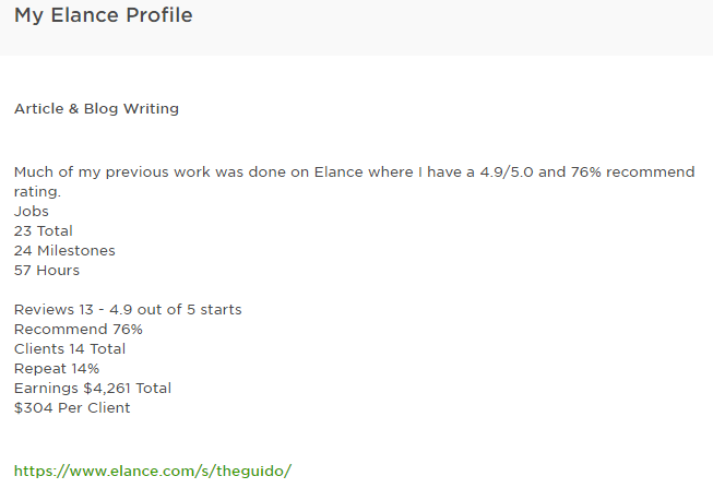 elance upwork freelance writing portfolio